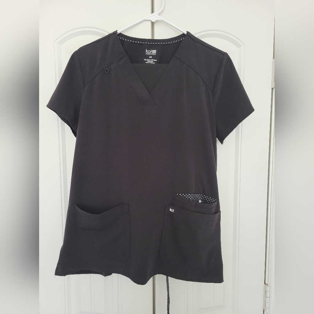 KOI Women's Black Scrub set